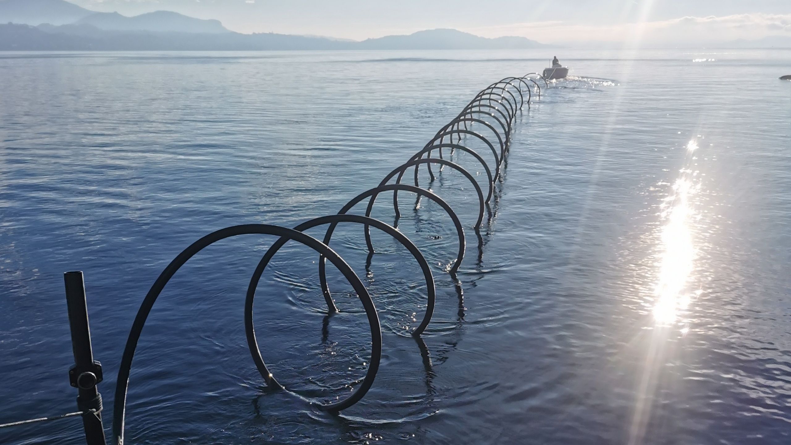 comar ha realizzato il nuovo acquedotto da stresa all'isola bella sul lago maggiore