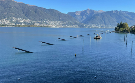 Lavori lacustri e fluviali altamente specializzati sul Lago Maggiore, in Italia e in Svizzera.