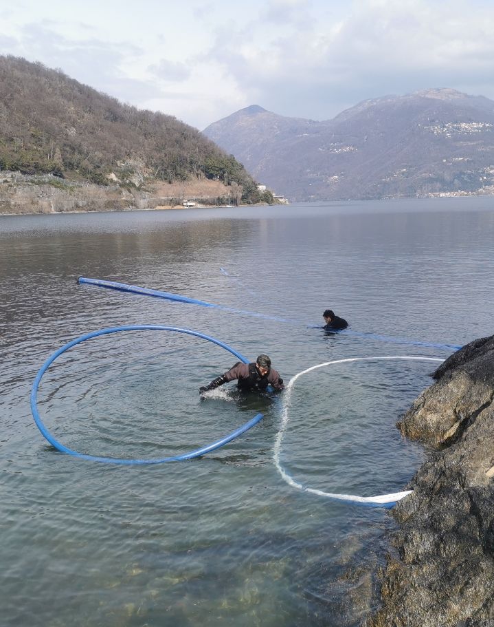 comar è addetto ai lavori di ristrutturazione dei castelli di cannero sul lago maggiore