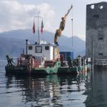 comar è addetto ai lavori di ristrutturazione dei castelli di cannero sul lago maggiore